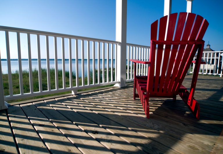 North Carolina home waterfront view